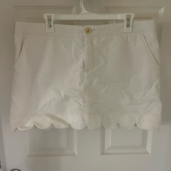 Lilly Pulitzer Colette Scallop Hem Skort - Picture 3 of 7
